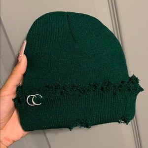 raw edge beanie , made by me!